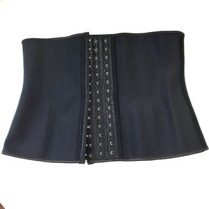 Yianna Black Corset Rubber  Waist Trainer